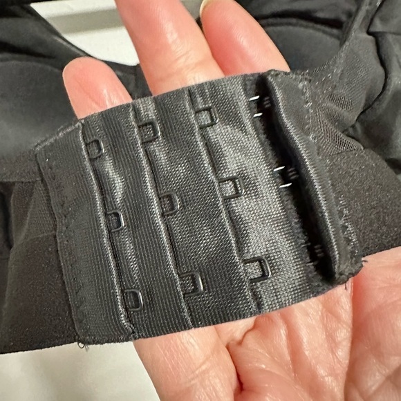 Warner’s Bra Bralette Mesh Black Straps Wireless Small 3509 - Picture 9 of 13